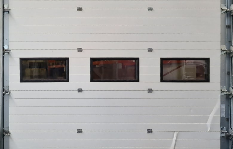 Aluminium garagepoort panels